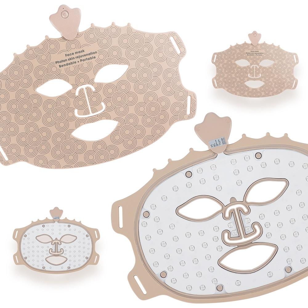 7 цветов фотонная силиконовая маска для лица LED 3D маска для красоты лица терапия красным светом уход за кожей восстановление кожи осветление кожи беспроводное использование