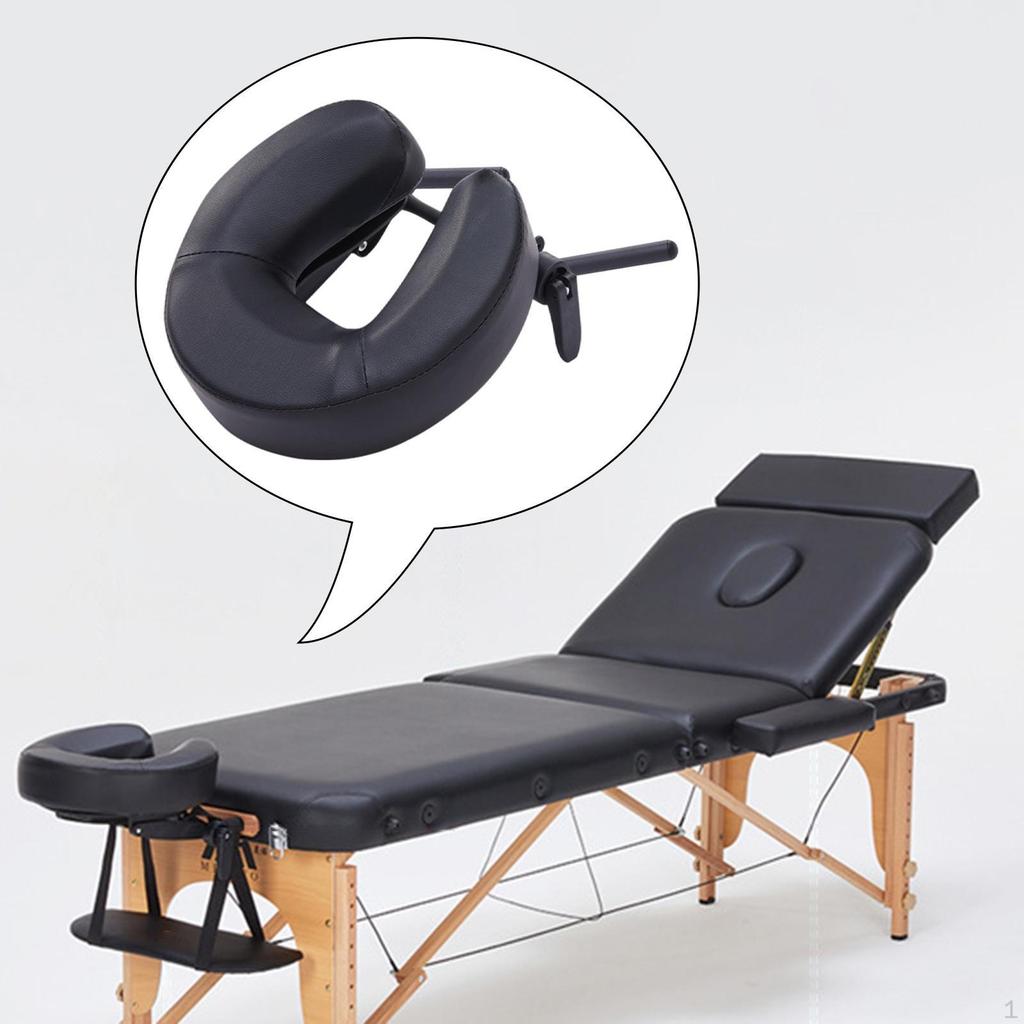 Face Cradle with Pillow for Massage Table Comfort Sturdy Headrest Adjustable