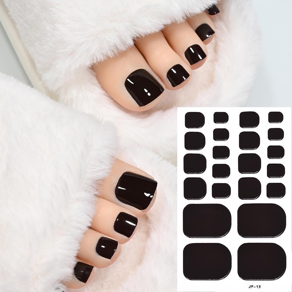 Toe Stickers for Pedicure, Self-Adhesive Foot Nail Decals for Women, Cute Flower and Pattern Design, Easy to Apply Nail Wraps Salon Quality