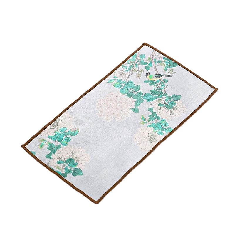 1 шт. Чайная салфетка, аксессуары, кухонный коврик для чайного столика, высококачественный чайный коврик, бытовое чайное полотенце, впитывающее воду, чайная салфетка Zen