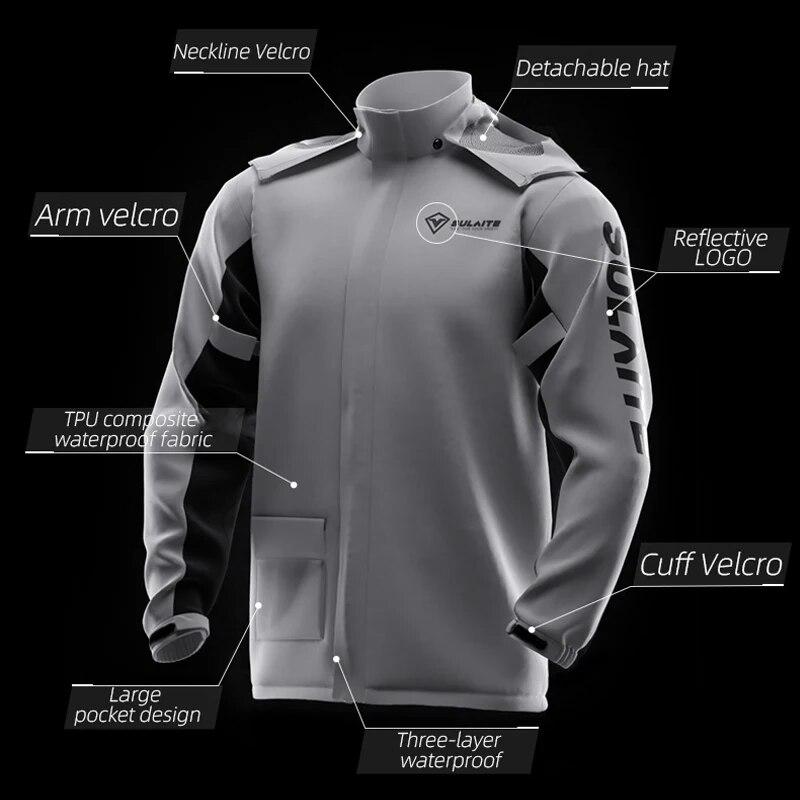 Motorcycle Raincoat Suit Men Outdoor Waterproof Rainwear