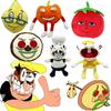 Pizza Tower Peppino Plush Toys Cute Cartoon Ms.Lemons and Mr.Tomatos Stuffed Pillow Home Decoration Plushie Dolls Christmas Gift