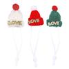 1 шт/3 шт Рождественская шапка для питомца с надписью Love Pompon Design для хомяка морской свинки ежа мелких животных