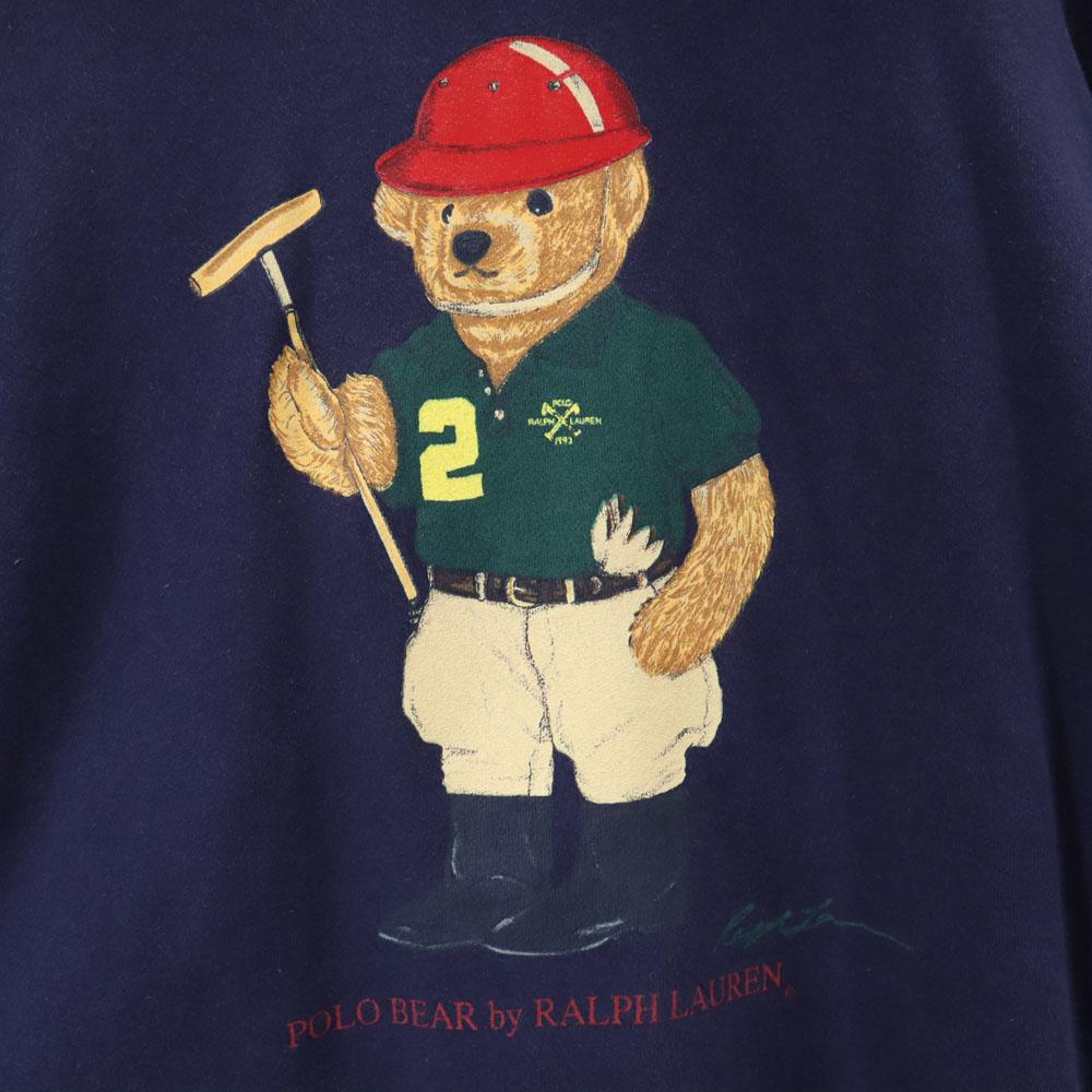Поло от Ralph Lauren 90-х годов Polo Bear Старый Polo Bear Толстовки с длинным рукавом Мужские Б/У