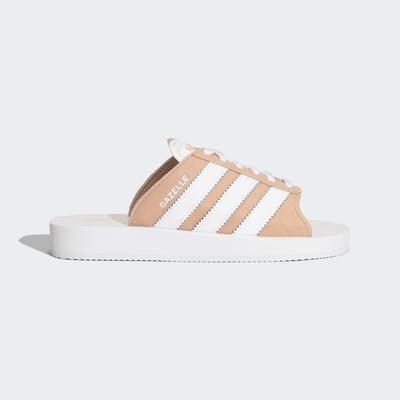 GAZELLE BEACH SLIDES Magic Beige Sandals Slide Unisex ORIGINALS JQ7422 Magic Beige/Обувь белая/Обувь белая