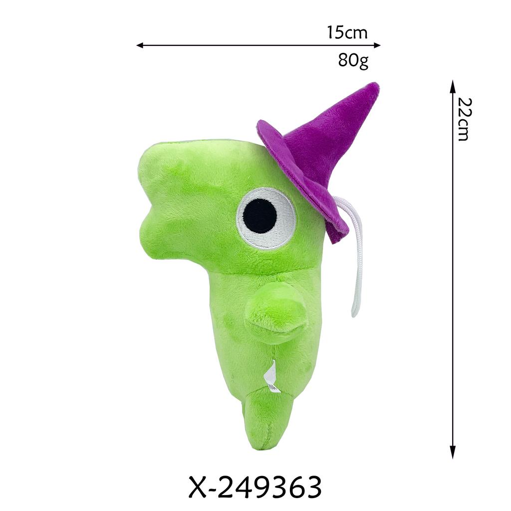 New Smiling Friends Series Plush Toy Gift Mr. Frog Doll