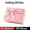 1pc Gift Boxes for Wedding, Bridesmaid Proposal Box with Ribbon and Lid for Presents, Packaging for Birthday Party Mother's Day Anniversary Jewelry
