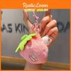 Creative Carrot Strawberry Bamboo Cat Plush Doll Pendant Keychain For Gift