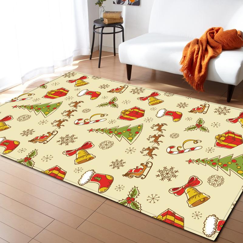Christmas Living Room Floor Mat Bedroom Dining Room Carpet Carpet Doormat