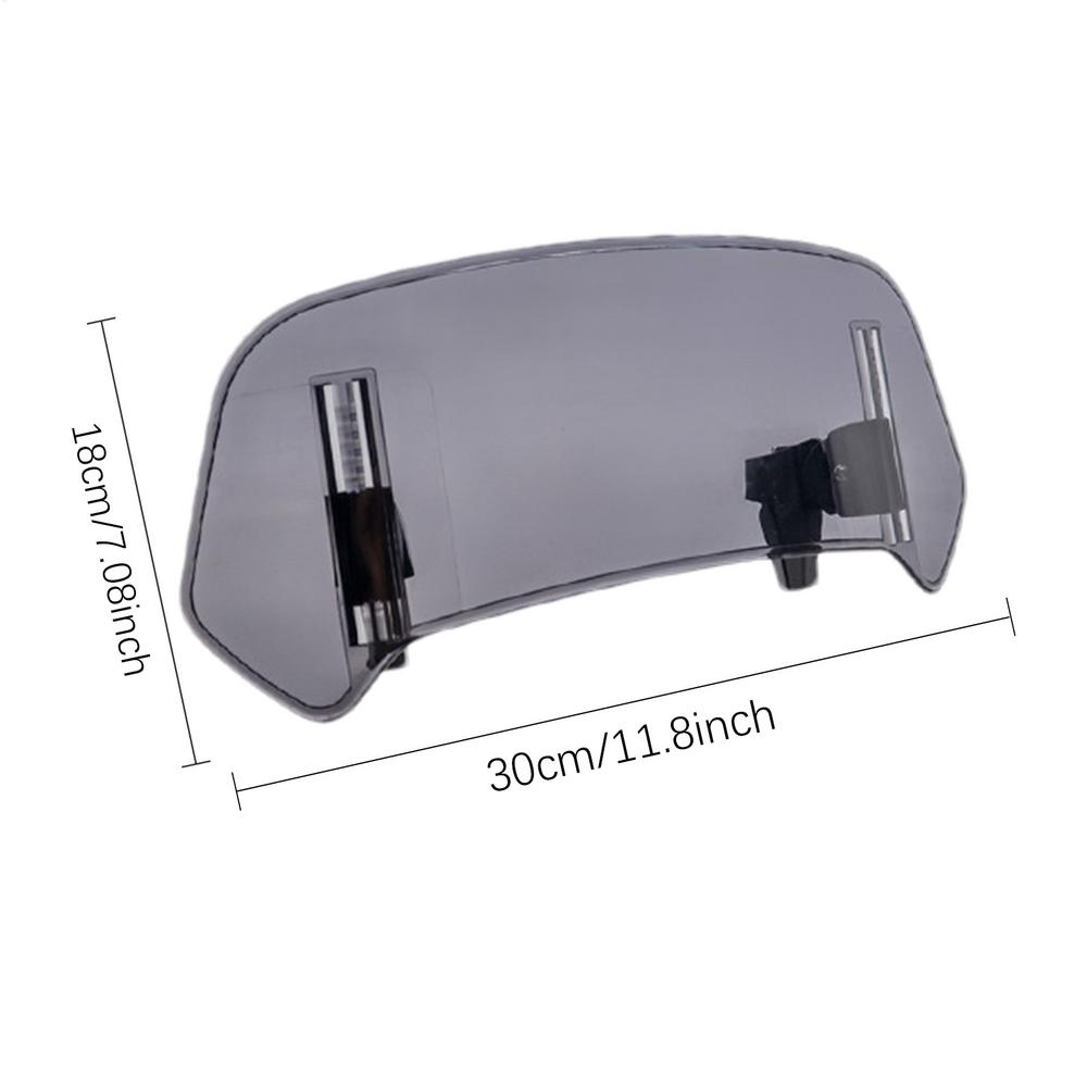 Motorcycle Windshield Extension Motorbike Wind Deflector Airflow Windscreen Wind Deflector Motorcycle Air Deflector