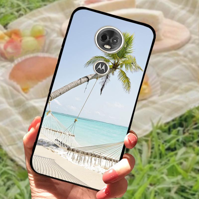 Для Moto E5 / E5 Play EU Чехол Силиконовый Мягкий Ударопрочный ТПУ Задняя Крышка для Motorola Moto E5Plus / E5 Plus Capa E5Play E 5 Мрамор