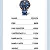 CURREN Men's Steel Band Fashion Business Watch Quartz Calendar Men's Watch Waterproof for Students