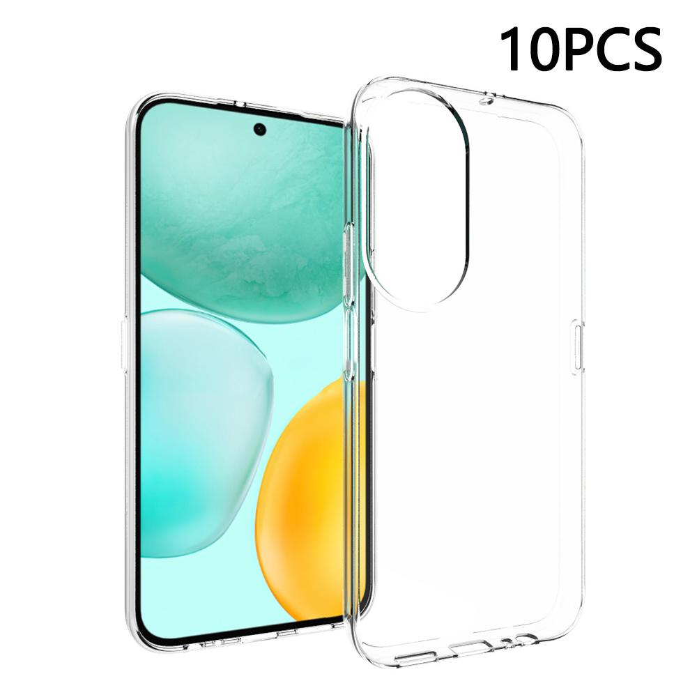 10Pcs/Pack For Honor Play 60 5G Case Watermark Free TPU Protective Clear Phone Cover