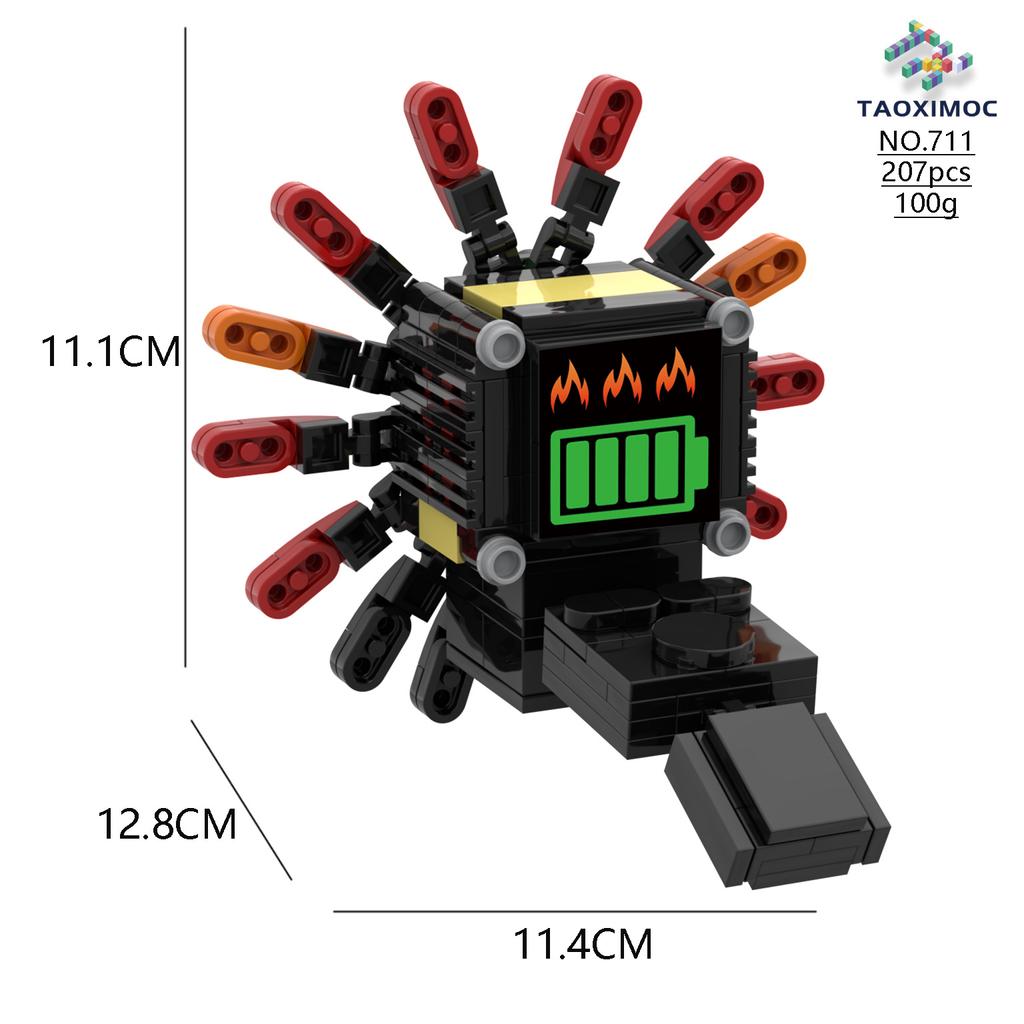 Zoonomaly Деформированный зоопарк Конструктор Мелкие детали детские игрушки