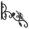Hanging Plants Bracket Wrought Iron Wall Planter Hook Flower Pots Hanger for Living Room Balcony