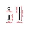 Practical Black Parts Replacement Scooter Shaft Locking Screw Locking Screw Kit