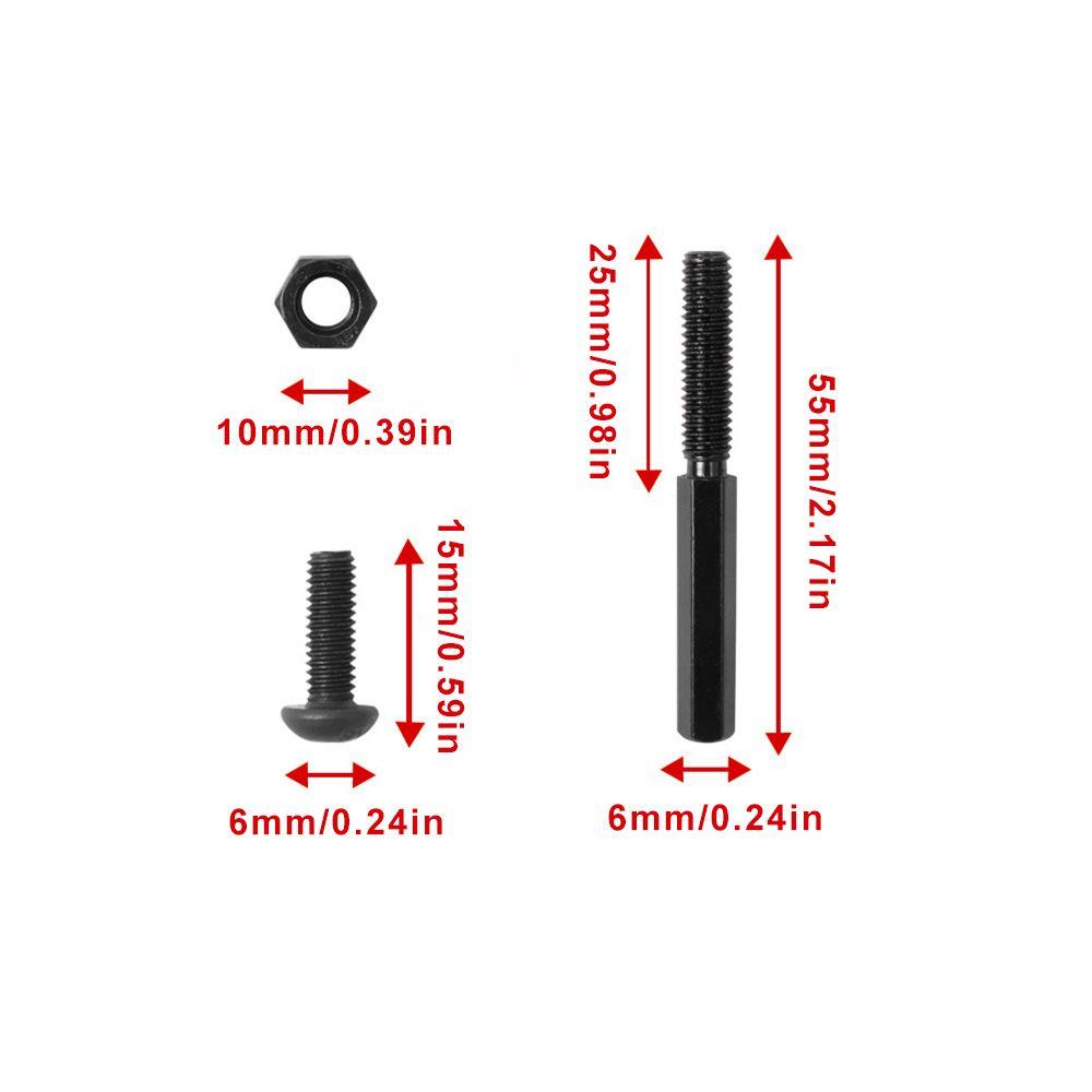 Practical Black Parts Replacement Scooter Shaft Locking Screw Locking Screw Kit