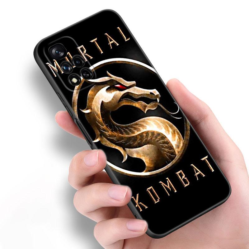 Mortal Kombat Game черный силиконовый чехол для телефона Xiaomi POCO X3 X4 NFC F5 M3 M4 M6 X5 X6 Pro F3 F4 GT 5G C55 C65 M5