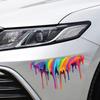 Авто Радуга Краска Граффити Автомобильные Аксессуары Наклейки Винил Для Грузовика Наклейки На Двигатель Боковая Часть Кузова Топливный Бак Фургоны Окно Наклейка