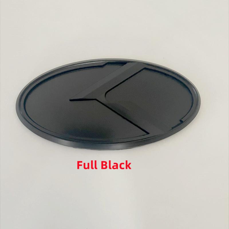 AABIZ1 1Pcs x 3D ABS K Logo Car Front Hood Rear Trunk Logo Emblem Badge Stickers for Kia Sportage Sorento Optima Forte Rio Stinger K5