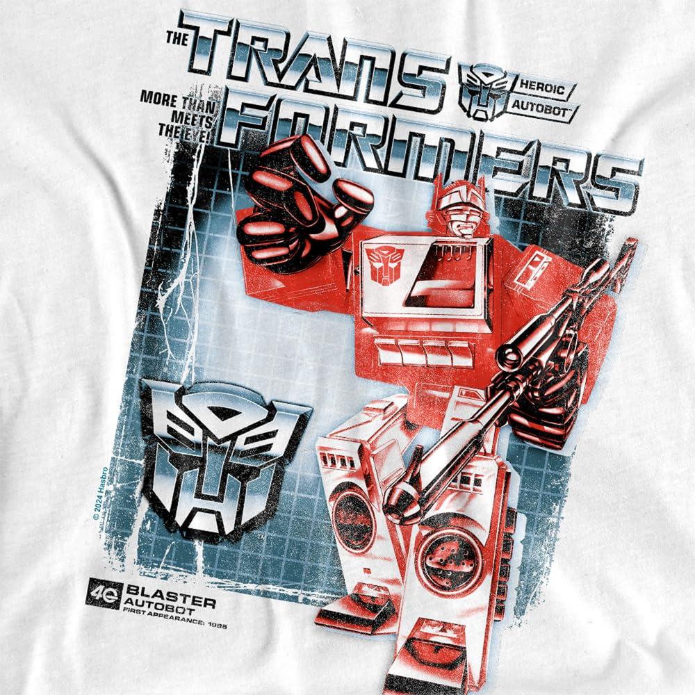 Transformers Мужская футболка Blaster Box 40th