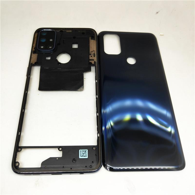 Для OnePlus Nord N10 5G BE2025 Корпус телефона Средняя рамка Крышка + Задняя крышка аккумулятора Запчасти для ремонта