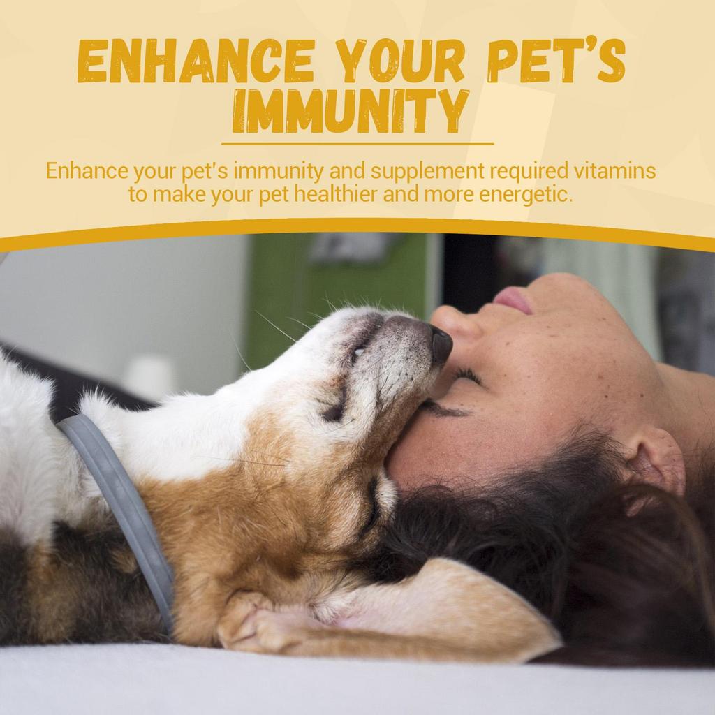 YEGBONG Pet Nutritional Supplement Enhanced Energy Vitality Supplement for Dogs and Cats Pet Body Care
