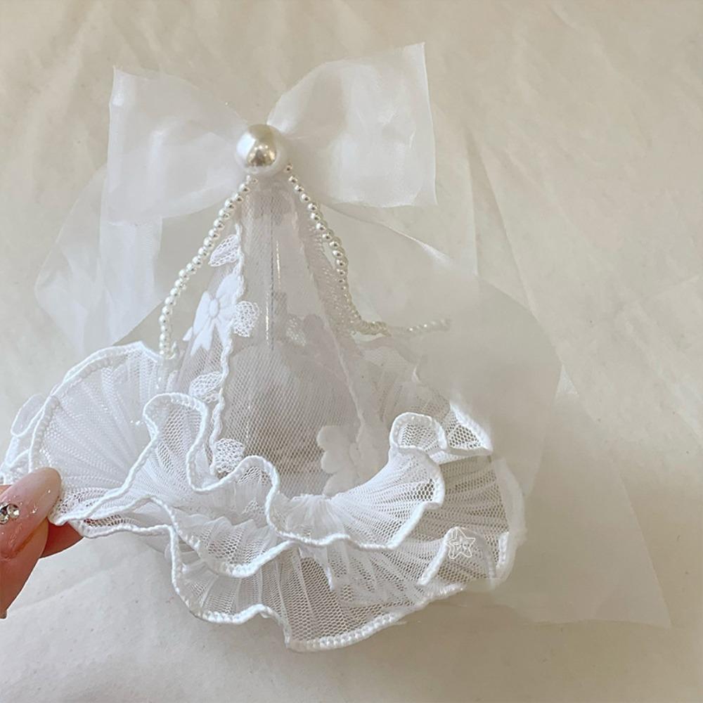 Bow Birthday Crown Embroidery Birthday Cap Cute Birthday Hat Hairpin  Birthday Decoration