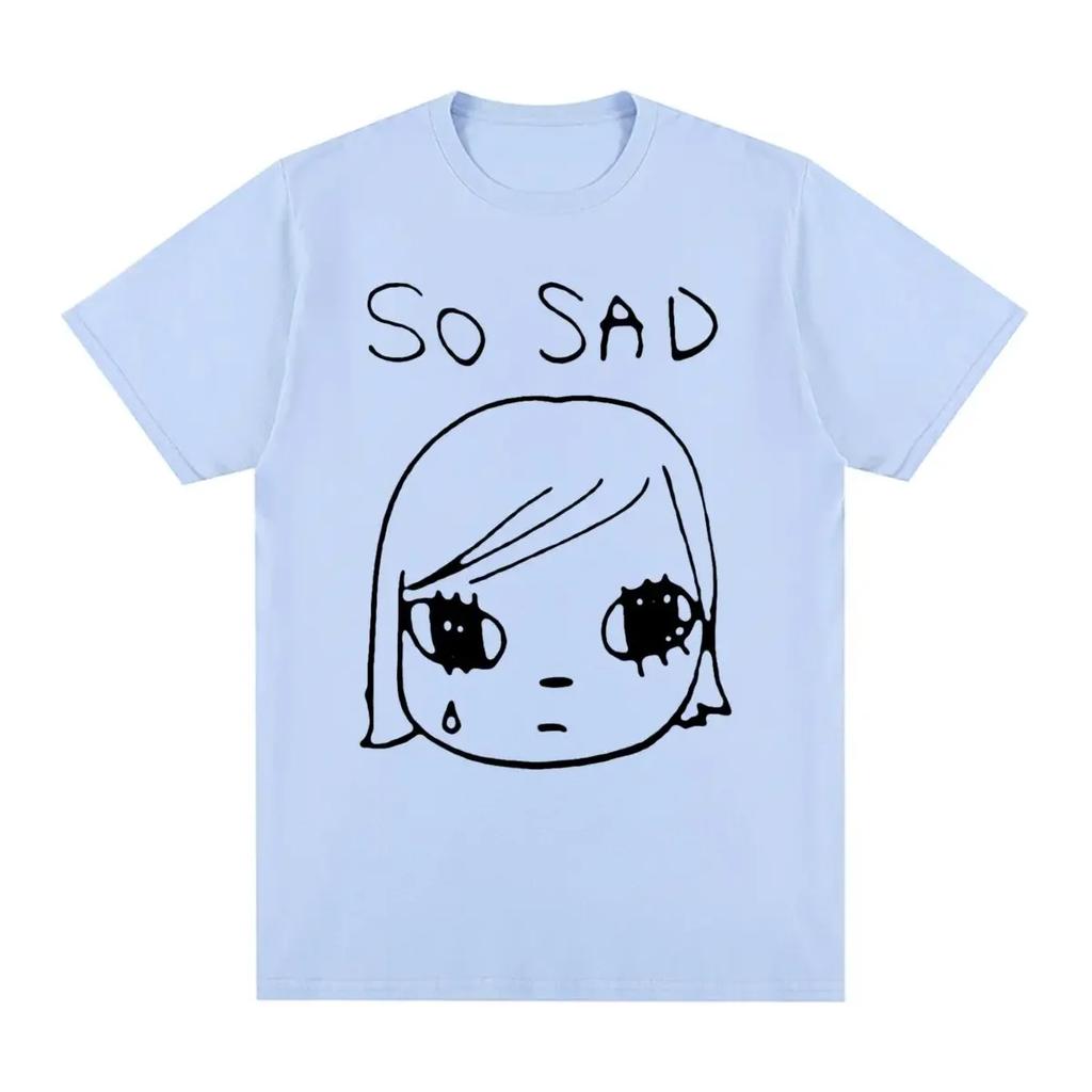 Yoshitomo Nara Sad Vintage Tshirt Japan Party Cotton Unisex T shirt New Tee Tshirt Unisexs Tops