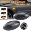 2PCS Dynamic Side Marker Flowing Turn Signal Light LED sequential blinker for Peugeot 307 206 207 407 107 for Citroen C1 C2 C3
