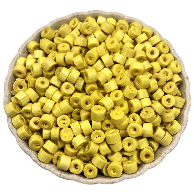 Деревянные цилиндрические свободные бусины ожерелье браслет DIY для находок ювелирных изделий маркировка DIY оптовая продажа 500 шт 5 мм бусины ручной работы