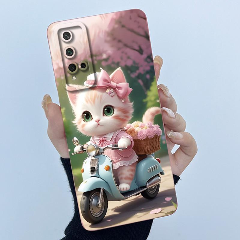 Чехол для Huawei Nova 5T Honor 20 Pro 10i 20i Чехол для телефона Nova5T YAL-L21 Мультяшный Бампер Матовый Защитный Мягкий Силиконовый Задняя Крышка