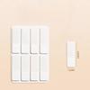 40/80/160 Pages Frosted Simple Pure White Index Stickers Transparent Label Stickers DIY Sticky Notes Office School Supplies
