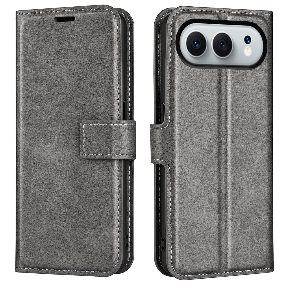 For Honor 500 5G Stand Case Anti-Scratch Calf Texture Leather Phone Cover