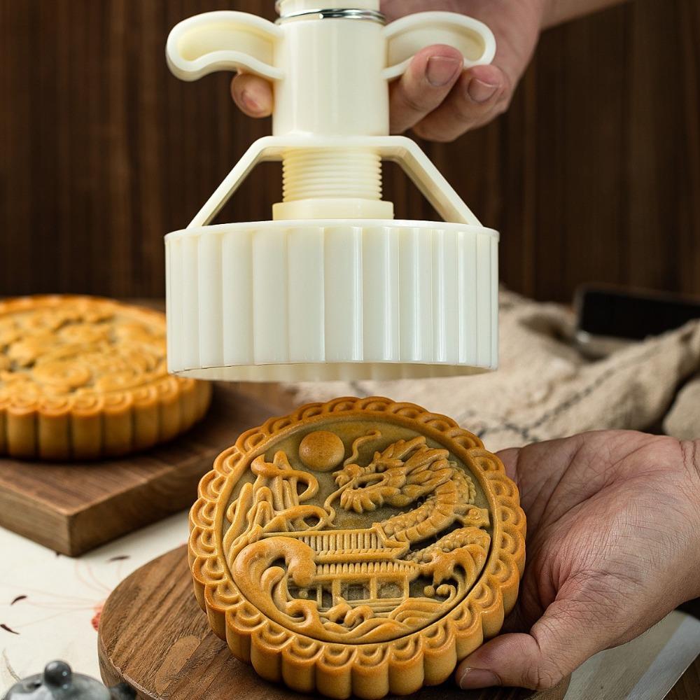 Hand Press Mid-Autumn Festival Moon Cake Mold Pastry Mold  Kitchen