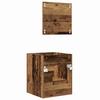 Bathroom Furniture Set with Drawers Brown 41 x 38.5 x 48 cm