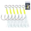 Goture Assist Luminous Single Feather Sprid Ring Metal Jig Rear Shore with 24 Yellow Hooks, Bluefish, Lures, Hooks, Jigging/Slow Jigging/Ajing/Tai