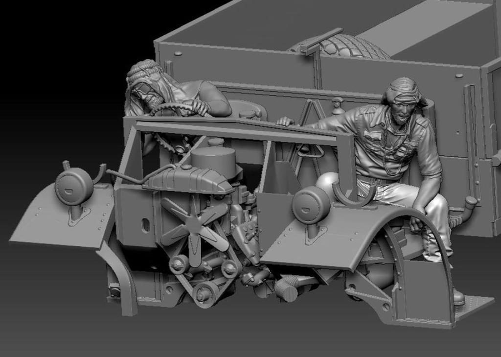 Набор фигурок британских добровольческих войск дальнего действия Thunder Model из 3 предметов, пластиковая модель TBF3503 1/35 (ЛРДГ) Том 2