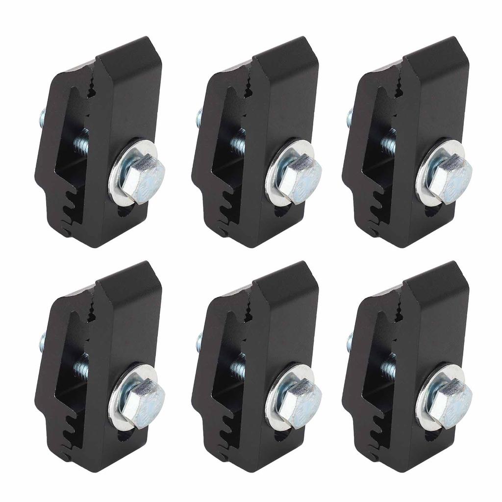 6pcs Truck Bed Cover Clamps 1112514 Aluminum Low Pro Truck Mounting Clamps for Most Truck Beds
