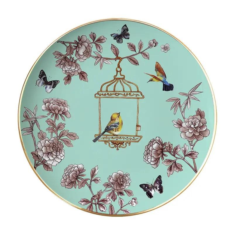 Керамический набор столовой посуды для западного ресторана, костяной фарфор, тарелка для стейка, домашняя тарелка, деликатная тарелка для выпечки, высокое качество