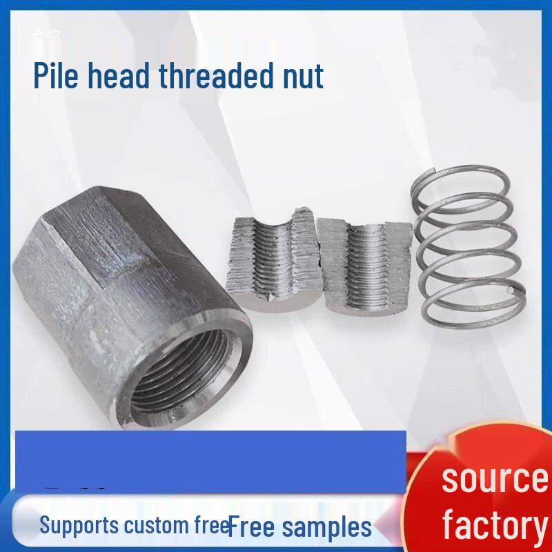 Rebar Pile Head Threaded Connection Sleeve Nut Connector
