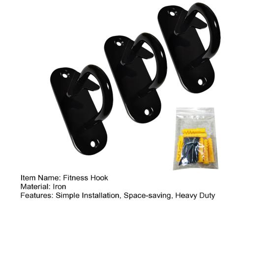 3 шт., настенные крючки для тренировок, крючки с сильной тягой, силовые тренировки, физиотерапия, крючок для упражнений