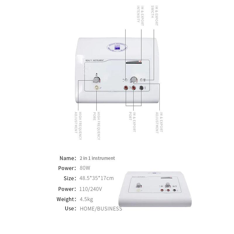 Новая технология омоложения кожи, импорт и экспорт, токовая терапия средней частоты, высокочастотный косметический аппарат