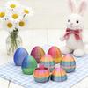 Средний палец пасхальное яйцо прикол 3D-печать разноцветное раздражающее пасхальное яйцо смешной подарок-кляп пасхальные корзины для взрослых