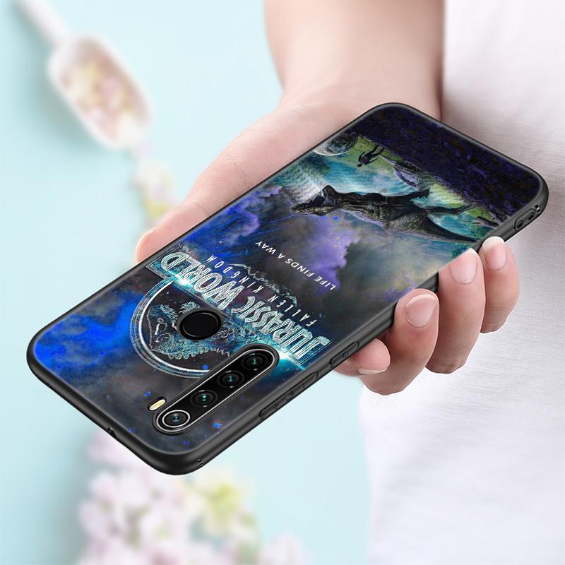 Силиконовый чехол для телефона «Мир Парка Юрского периода» для Xiaomi Redmi Note 11 10 9 8 Pro 11T 10T 10S 9S 8T 9 9A 9C 9T, черный мягкий чехол