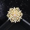 Новая брошь-снежинка Харбина, высококачественная нишевая трехмерная брошь, аксессуары для лацкана пиджака, пальто