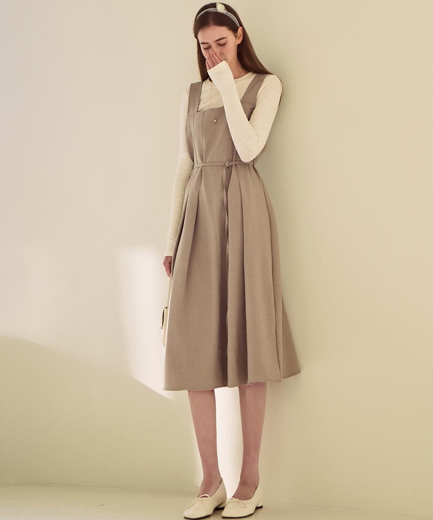 Slow Lolly Minimal Square Dress_3 Colors