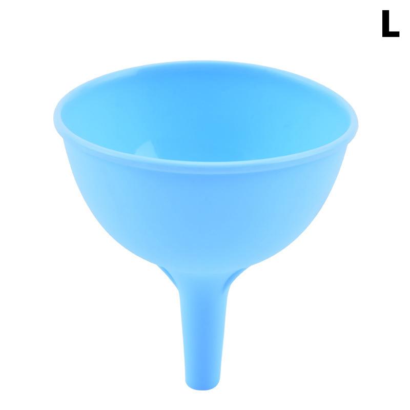 Silicone Large Diameter Funnel Bottle Funnel Filter Separator Funnel Oil Pot Funnel Silicone Funnel Empty Bottle Packing Tool