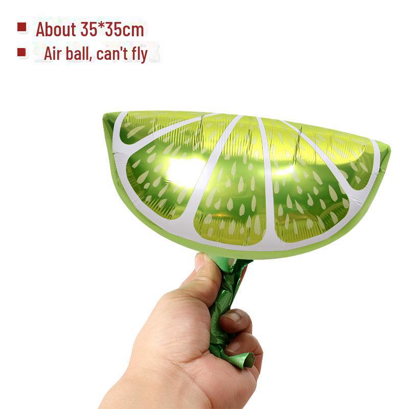 Мультяшные фольгированные шары в форме фруктов: Украшения для вечеринки с яблоками, ананасами, арбузами и виноградом