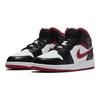Air Jordan 1 Mid GS Black Gym Red Kids Sneakers White DJ4695-122